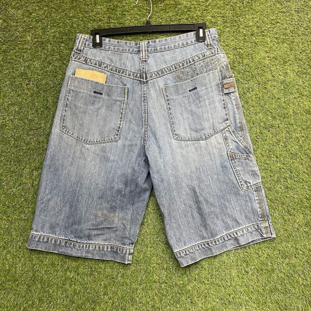 Vintage Timberland Jean Shorts Mens 34 Baggy Hip Hop Streetwear Y2K Denim Work